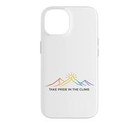 Carcasa para iPhone 14 Siéntete Orgulloso de la Escalada Rainbow Mountain Hiking