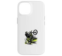 Carcasa para iPhone 14 Silent Speed Wheelie Rider Urban Bike Gráfico