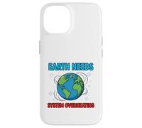 Carcasa para iPhone 14 Sistema Planeta Advertencia Ambiental Conciencia Ilustración