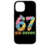 Carcasa para iPhone 14 Six Seven 67 Number Ice Cream Drip Meme 6 7 Kids Boys Girls