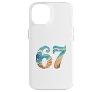 Carcasa para iPhone 14 Six SSix Seven Beach Summer Waves Diversión Niñas Niños Hombres