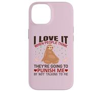 Carcasa para iPhone 14 Sloth Shirt I Love It When People Think Sloths Lover Regalo