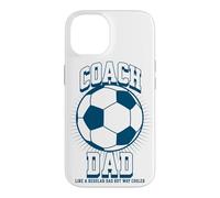 Carcasa para iPhone 14 Soccer Coach Dad Like a Regular Dad but Way Cooler Soccer