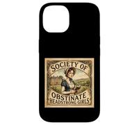 Carcasa para iPhone 14 Sociedad de Chicas obstinadas y testarudas - Jane Austen Fan