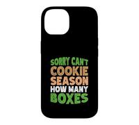 Carcasa para iPhone 14 Sorry Can't Cookie Season How Many Boxes