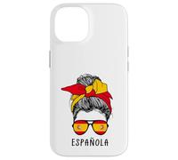 Carcasa para iPhone 14 Spanish Española Girl Spanish Heritage Spain Flag