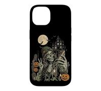 Carcasa para iPhone 14 Spooky Szn Zombie Girl Selfie Divertido Halloween