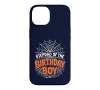 Carcasa para iPhone 14 Stepdad of The Boy - Camiseta de Fiesta de Halloween con telaraña de cumpleaños