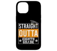 Carcasa para iPhone 14 Straight Outta 8th Grade Graduation