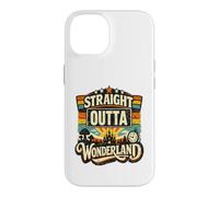 Carcasa para iPhone 14 Straight Outta Wonderland Vintage Retro Funny Fantasy Cita