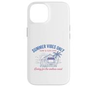 Carcasa para iPhone 14 Summer Vibes Only Surf Sun Cove Beach Vacaciones