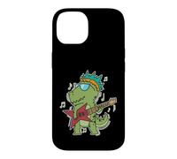Carcasa para iPhone 14 T-Rex Tocando Rock Guitar