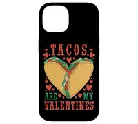 Carcasa para iPhone 14 Tacos Are My Valentine Funny Valentine’s Day Foodie