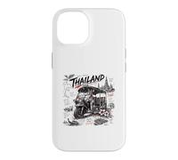 Carcasa para iPhone 14 Tailandia Tierra De Sonrisas Tuk Tuk Taxi Bangkok