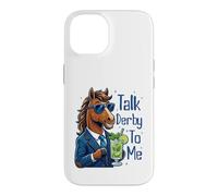 Carcasa para iPhone 14 Talk Derby To Me Funny Cool Racing Horse Men Women