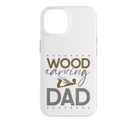 Carcasa para iPhone 14 Tallador de Madera para el día del Padre