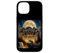 Carcasa para iPhone 14 Tarántula Gigante Luna Dark Fantasy Araña Gráfico