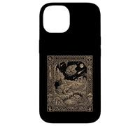 Carcasa para iPhone 14 Tarjeta de Tarot Constelación Sapo Oculto Gótico