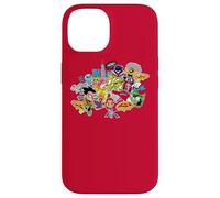 Carcasa para iPhone 14 Teen Titans Go! Pizza War!