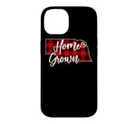 Carcasa para iPhone 14 Tela Escocesa roja cultivada en casa de Nebraska Buffalo NE State Love