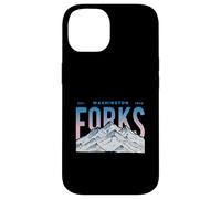 Carcasa para iPhone 14 Tenedores Washington Mountain Senderismo Vintage Viajes al Aire Libre