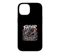 Carcasa para iPhone 14 Tesoro de Runa vikinga dragón nórdico Fafnir