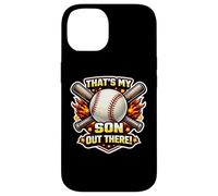 Carcasa para iPhone 14 That's My Son out There Orgulloso Baseball Dad Padre Mamá Mamá