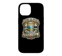 Carcasa para iPhone 14 The Glass Always Half Full de vitrales y atrapasoles