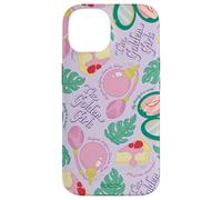 Carcasa para iPhone 14 The Golden Girls Retro Tropical Repeating Icons Funny TV