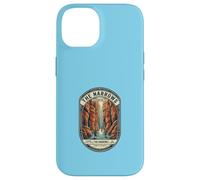 Carcasa para iPhone 14 The Narrows Zion National Park Stream Senderismo Insignia