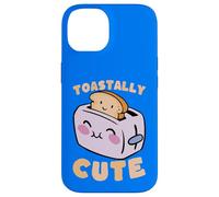 Carcasa para iPhone 14 Toastally Cute Kawaii Tostadora Pan Pun Design