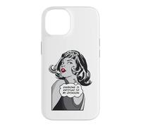 Carcasa para iPhone 14 Todo el Mundo Tiene Derecho a mi opinión Sarcástica Pop Art Girl