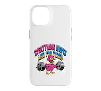 Carcasa para iPhone 14 Todo me Duele, Estoy Cansado, Divertido Pato de Gimnasio