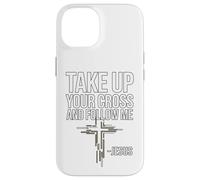 Carcasa para iPhone 14 Toma tu Cruz y sígueme: Jesús
