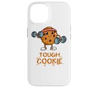 Carcasa para iPhone 14 Tough Cookie Fitness Brownie Entrenamiento Chocolate Muscle