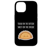 Carcasa para iPhone 14 Tough On The Outside Sweet On The Inside Empanada Amantes