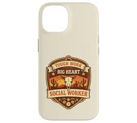 Carcasa para iPhone 14 Trabajador Social/Apreciación del Trabajo Social Country Western