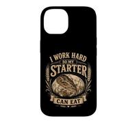 Carcasa para iPhone 14 Trabajo Duro para Que mi Principiante Pueda Comer Pan Panadero de Masa Madre