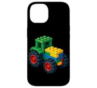 Carcasa para iPhone 14 Tractor Master Builder Bloque Construcción de Ladrillos