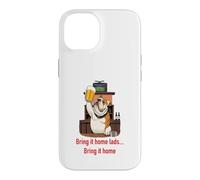 Carcasa para iPhone 14 Tráelo a casa Muchachos fútbol Bebiendo Cerveza