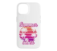 Carcasa para iPhone 14 Tropical Vibes Beach Sunset Palms Retro Summer Energy