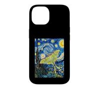 Carcasa para iPhone 14 Van Gogh Noche Estrellada Luna Polilla Pintura Arte