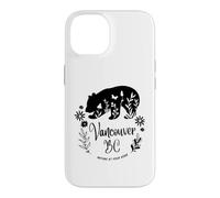 Carcasa para iPhone 14 Vancouver BC Bear & Flowers Nature At Your Door Design
