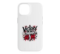 Carcasa para iPhone 14 Victoria a través de él Cruz Guerrera Cristiana