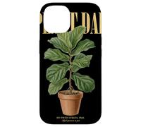 Carcasa para iPhone 14 Vintage Fiddle-Leaf Higuera Planta Papá Naturaleza Flora Jardinero