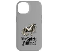 Carcasa para iPhone 14 Vintage Horse My Spirit Animal Equestrian