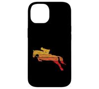 Carcasa para iPhone 14 Vintage Horse Rider Girl 80s Hunter Jumper