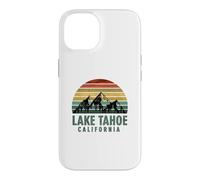Carcasa para iPhone 14 Vintage Mountains Hiking Camping Lake Tahoe California