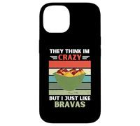 Carcasa para iPhone 14 Vintage Piensan Que Estoy Loco Pero Me Gusta Bravas Lover