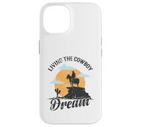 Carcasa para iPhone 14 Viviendo el Rodeo de sueños de Vaquero